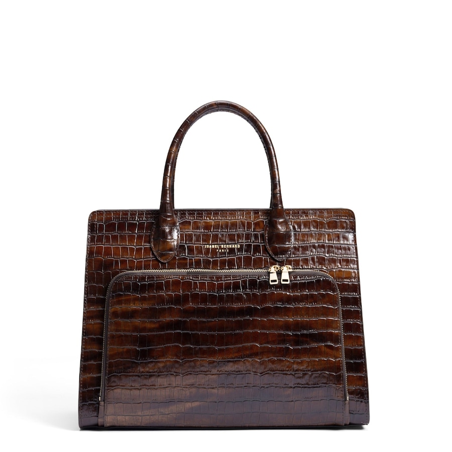 Isabel Bernard Honoré Nadine Handtasche Kroko/ Braun Damen