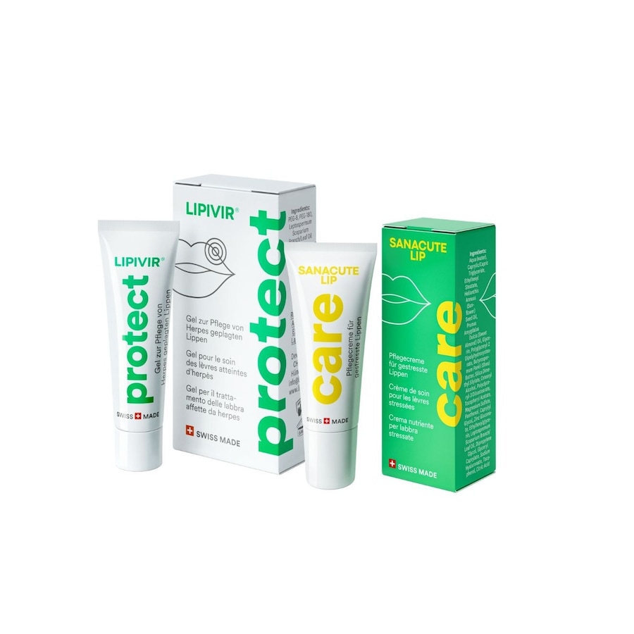 SANACUTE Set LIPIVIR protect & LIP care gelb vergoldet 011 l