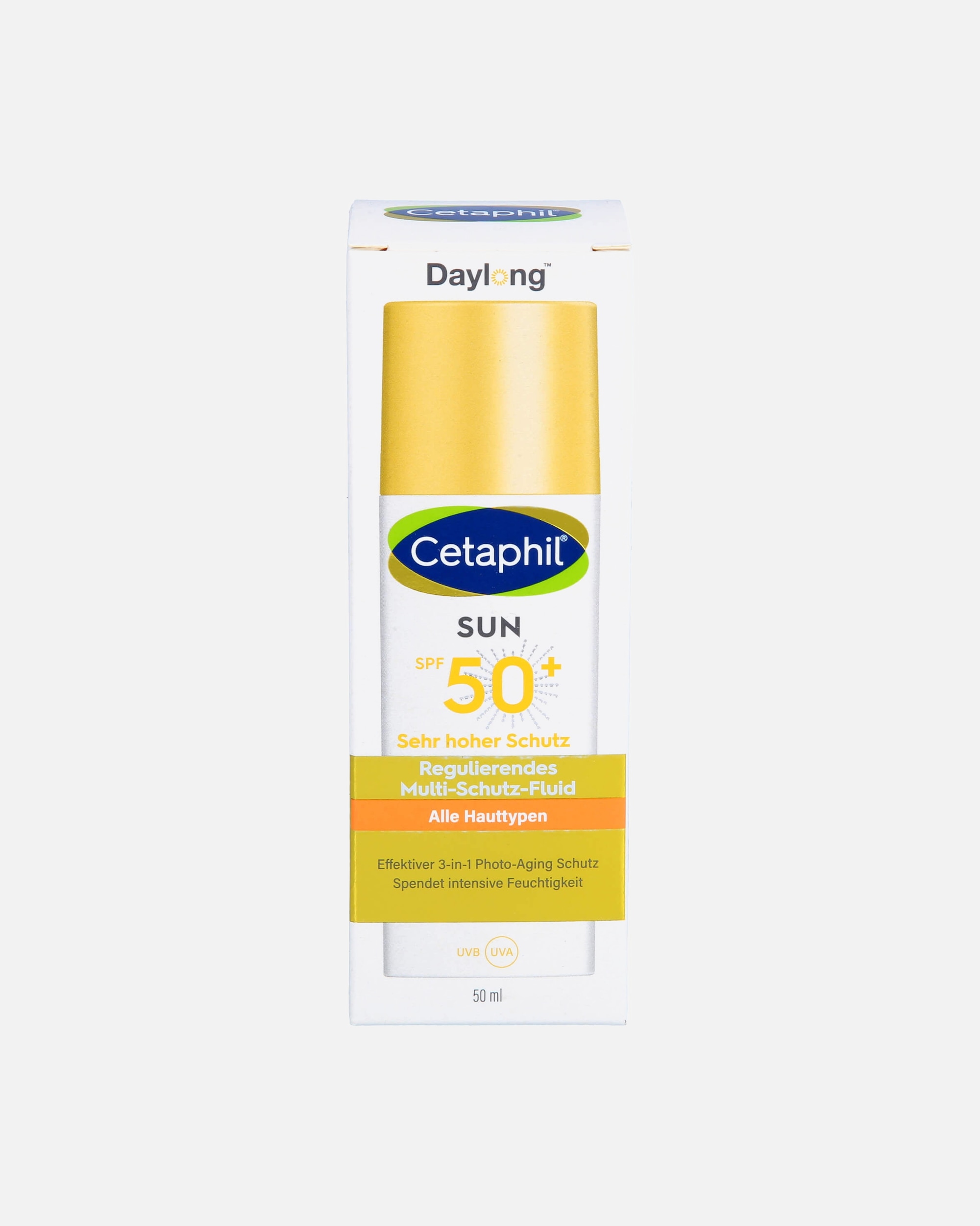 Sonnencreme für Unisex Cetaphil Gesichtsfluid SPF 50 50 ml