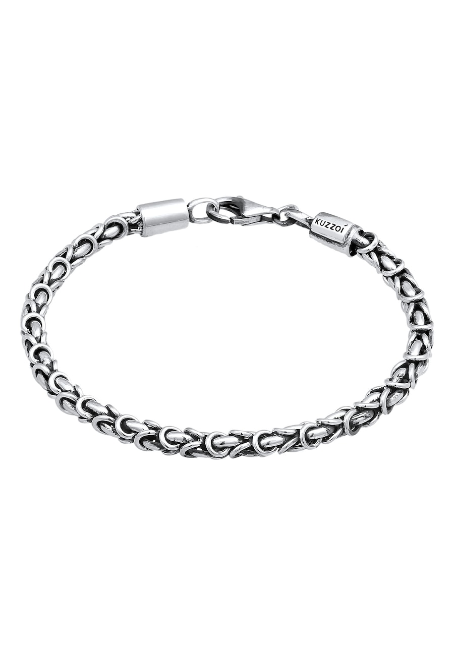 KUZZOI Königskette Basic 925 Silber 19 Herren