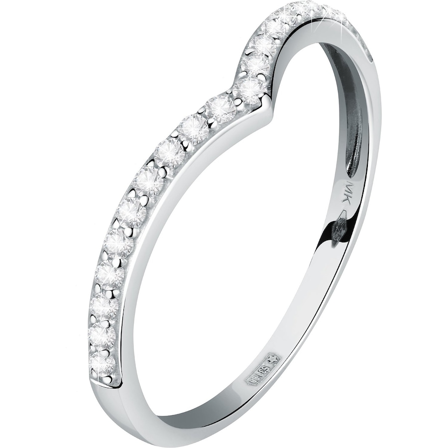 CHRIST Damenring 375er Weißgold 52 Damen