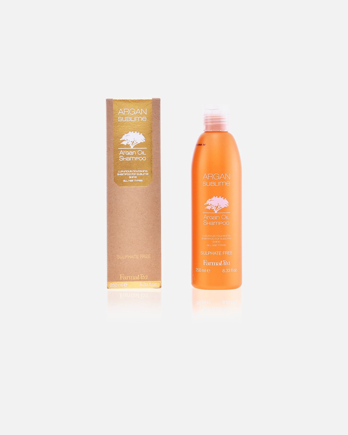 Shampoo für Unisex Farmavita ARGAN SUBLIME shampoo 250 ml