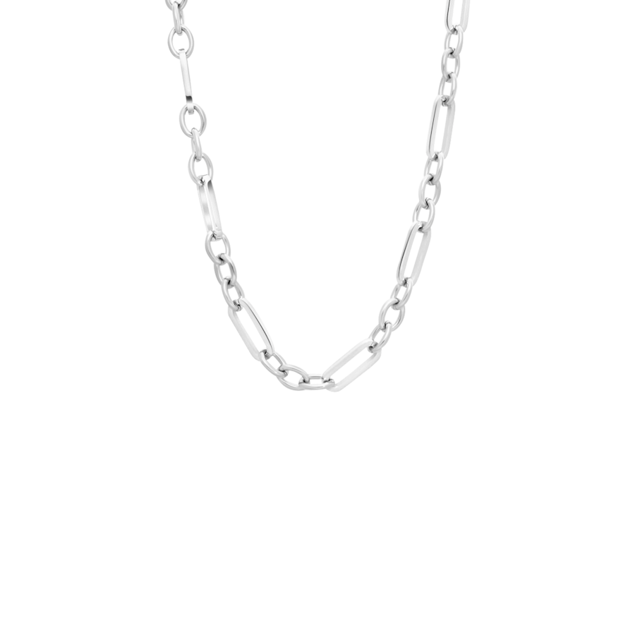 Lucardi Halskette Odila Stahl Silber Damen