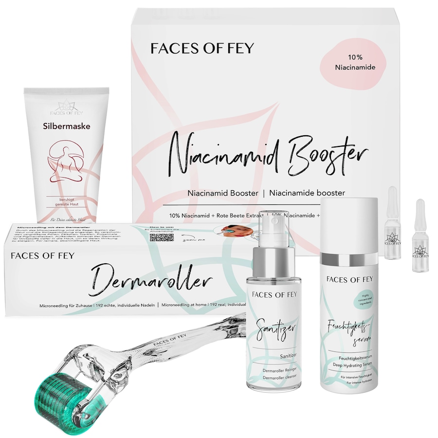 FACES OF FEY Dermaroller Set Extra Niacinamid - 0,25 0,25mm