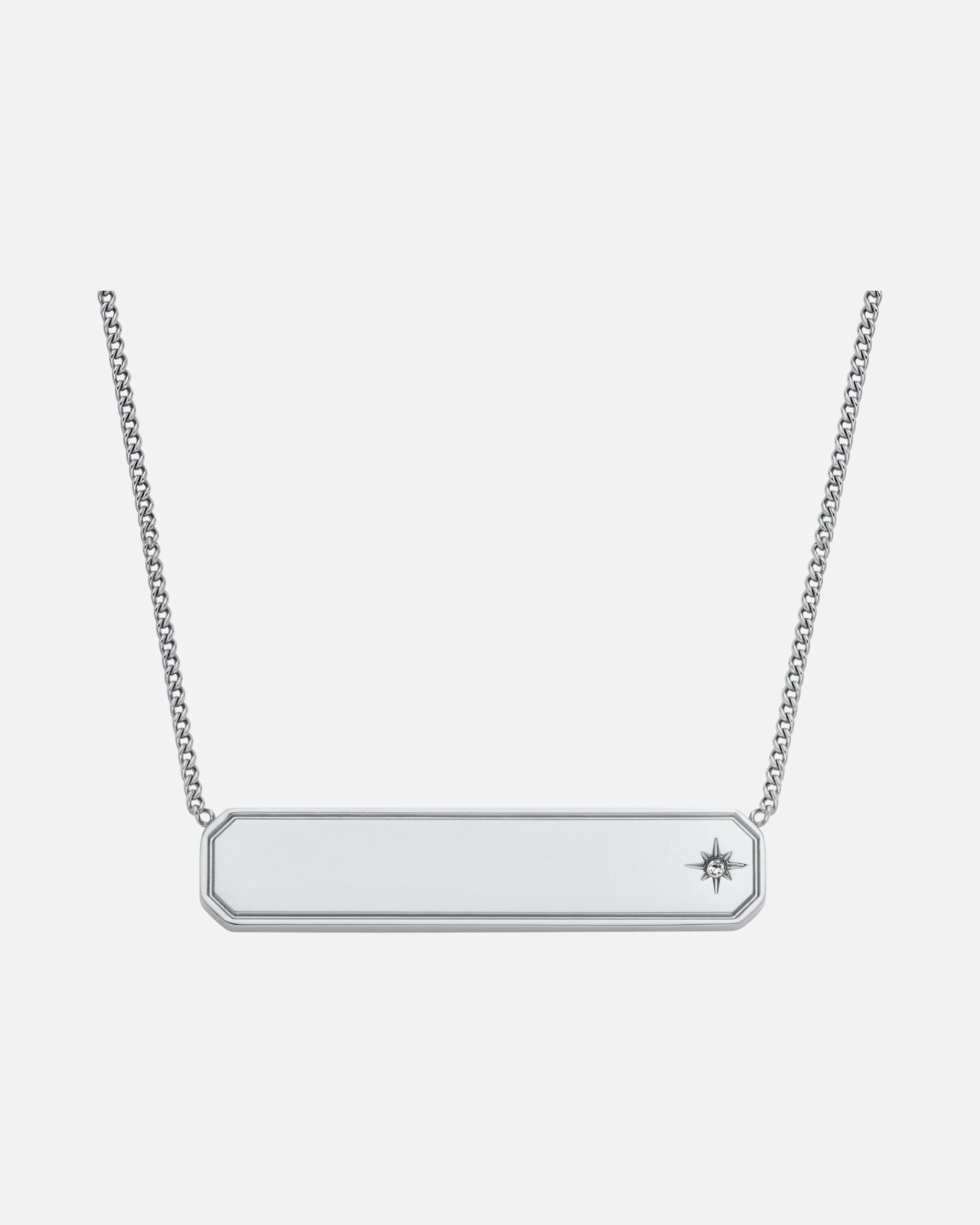 Halskette für Weiblich Fossil Kette Edelstahl One Size