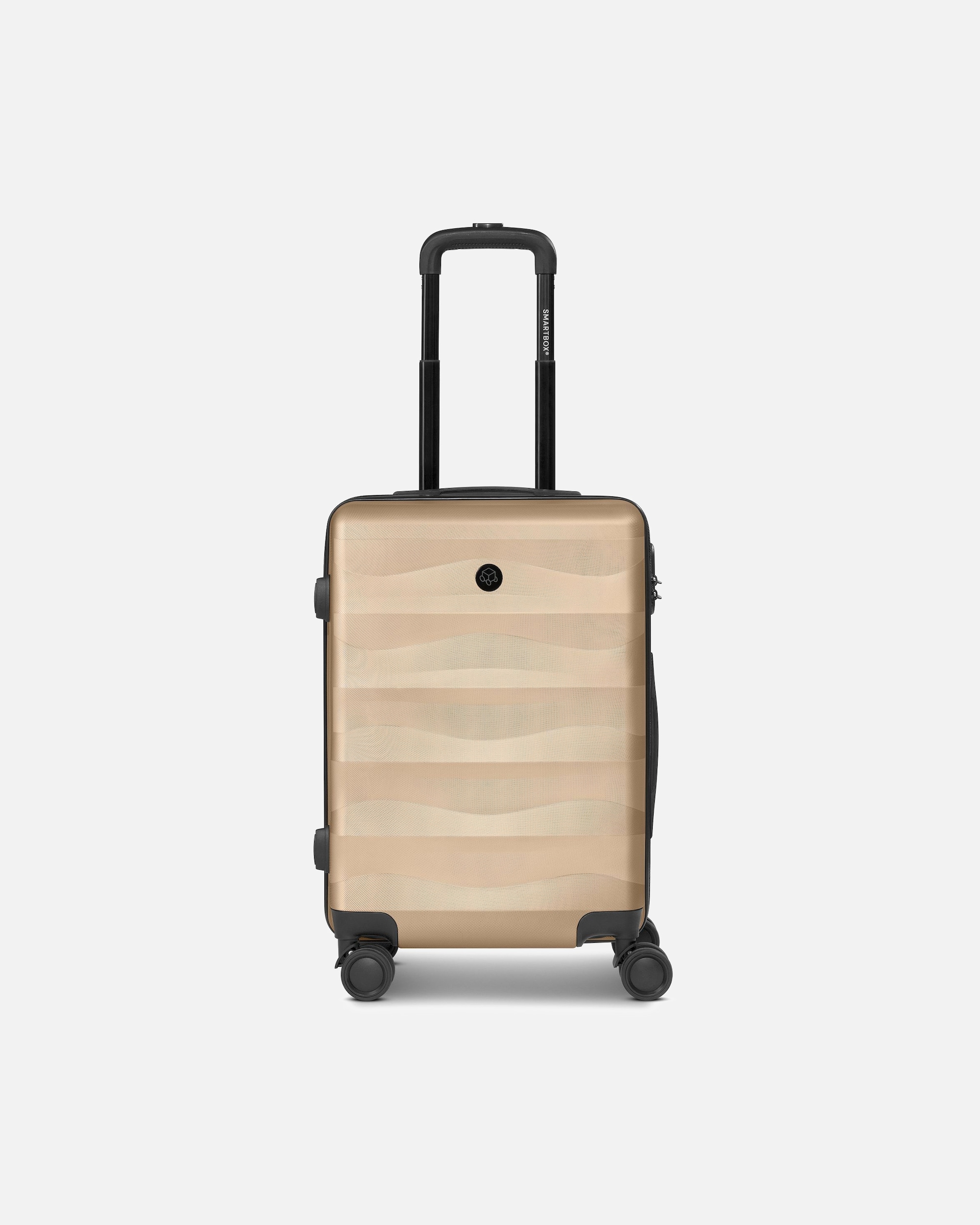 Handgepäckkoffer für Männlich Smartbox Default Brand Line Edition 03 4 Rollen Kabinentrolley 55 cm taupe