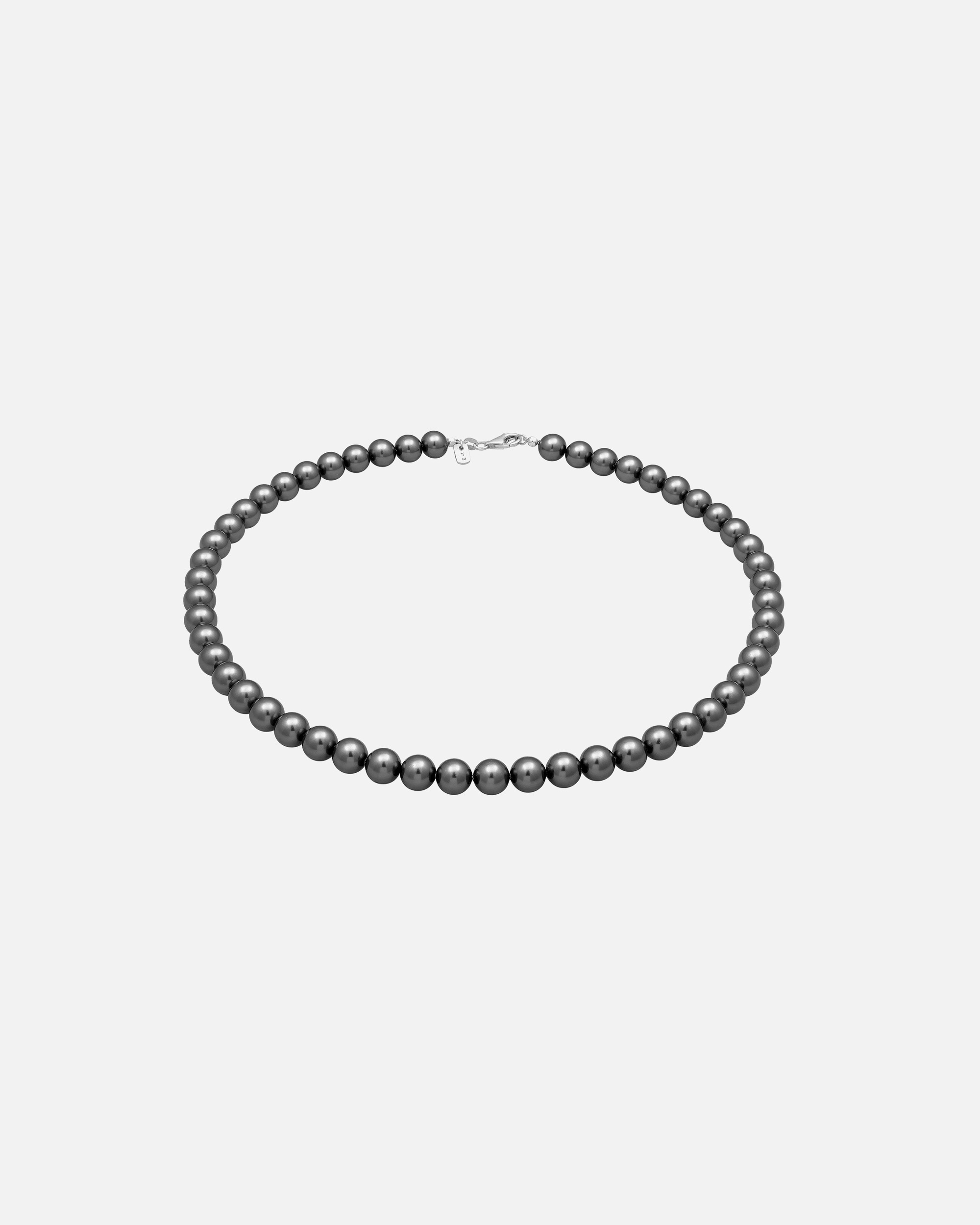 Halskette für Männlich KUZZOI Herren Perlenkette 925 Silber, mit Perlen von Swarovski® 45