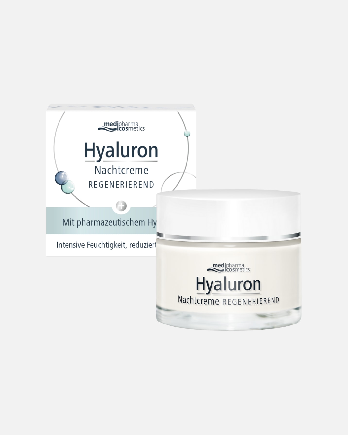 Anti-Aging Pflege für Unisex medipharma Cosmetics Hyaluron Nachtcreme regenerierend 50 ml