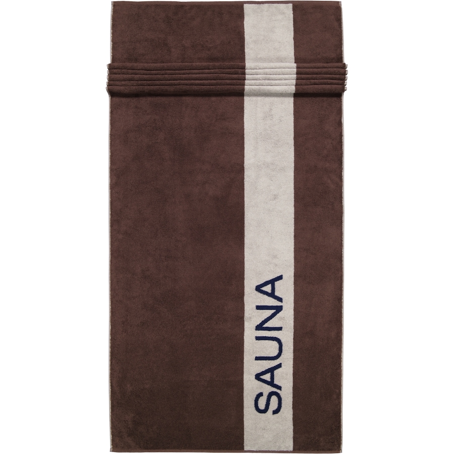 Cawö Saunatücher SAUNA 6238 mokka - 37 80x200 cm
