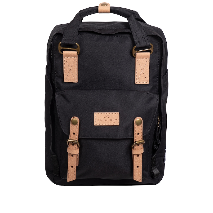 Doughnut Rucksack Macaroon Reborn Series Volumen 16 Liter Black Schwarz Damen