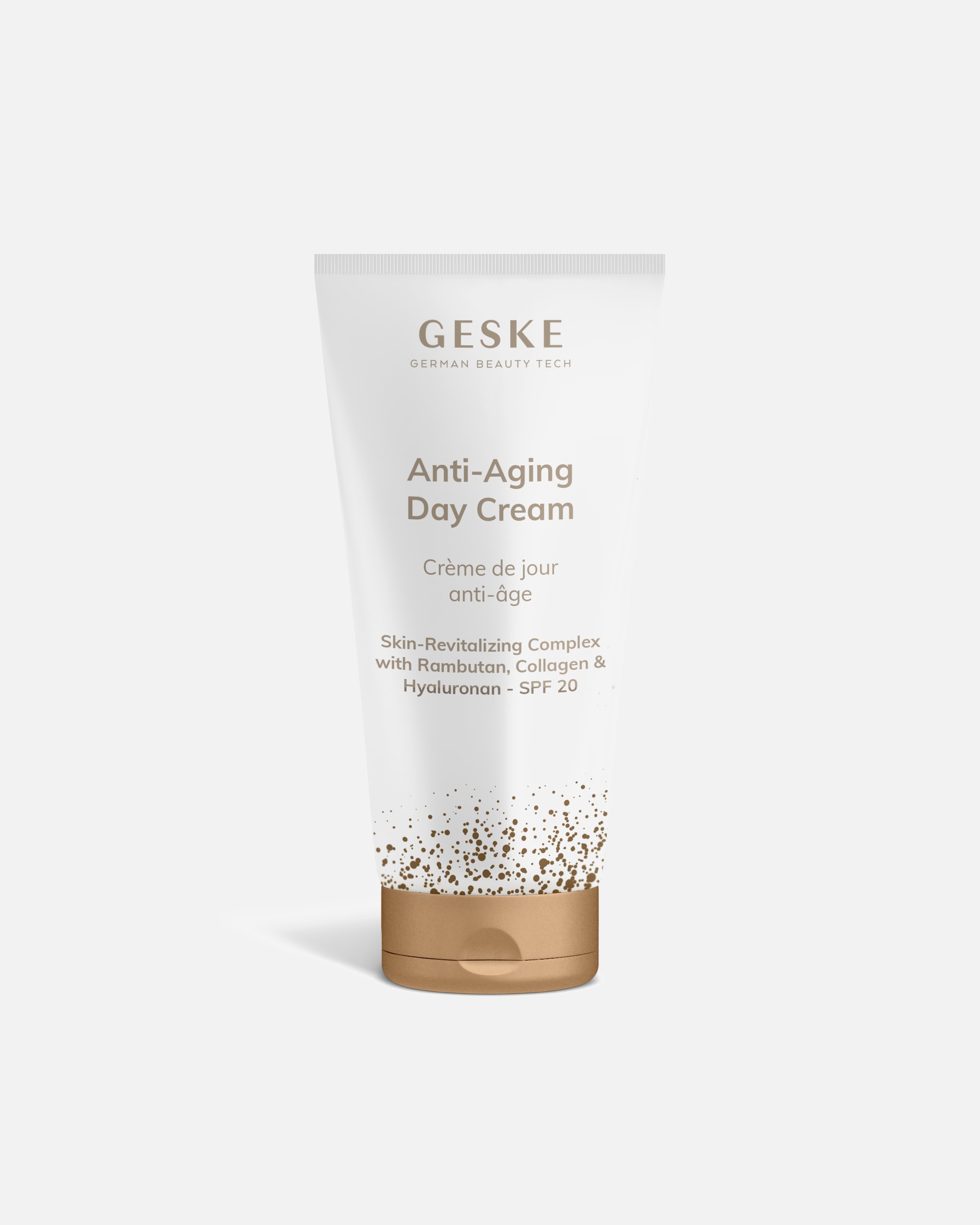 Tagescreme für Unisex GESKE Anti-Aging Day Cream Feuchtigkeitsspendende Anti-Aging-Gesichtscreme mit Hyaluron (LSF 20)