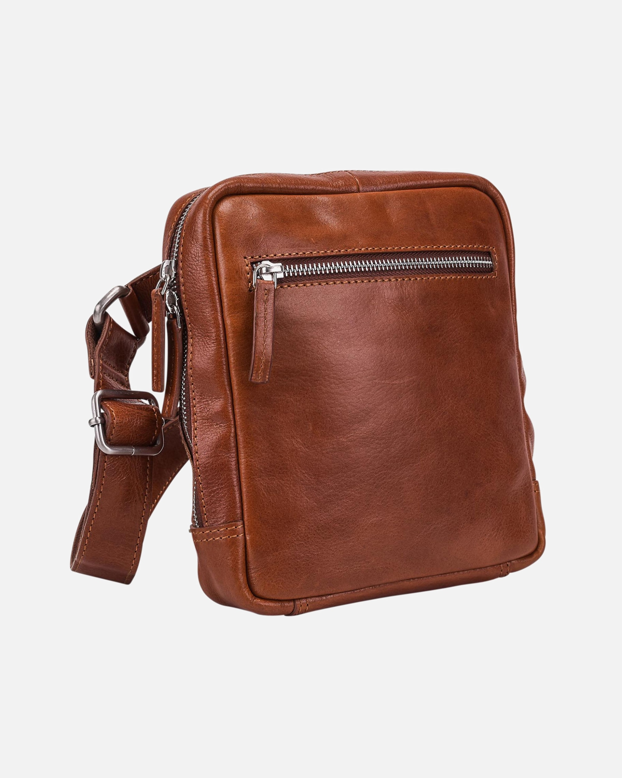 Tasche für Männlich Leonhard Heyden Cambridge Umhängetasche cognac