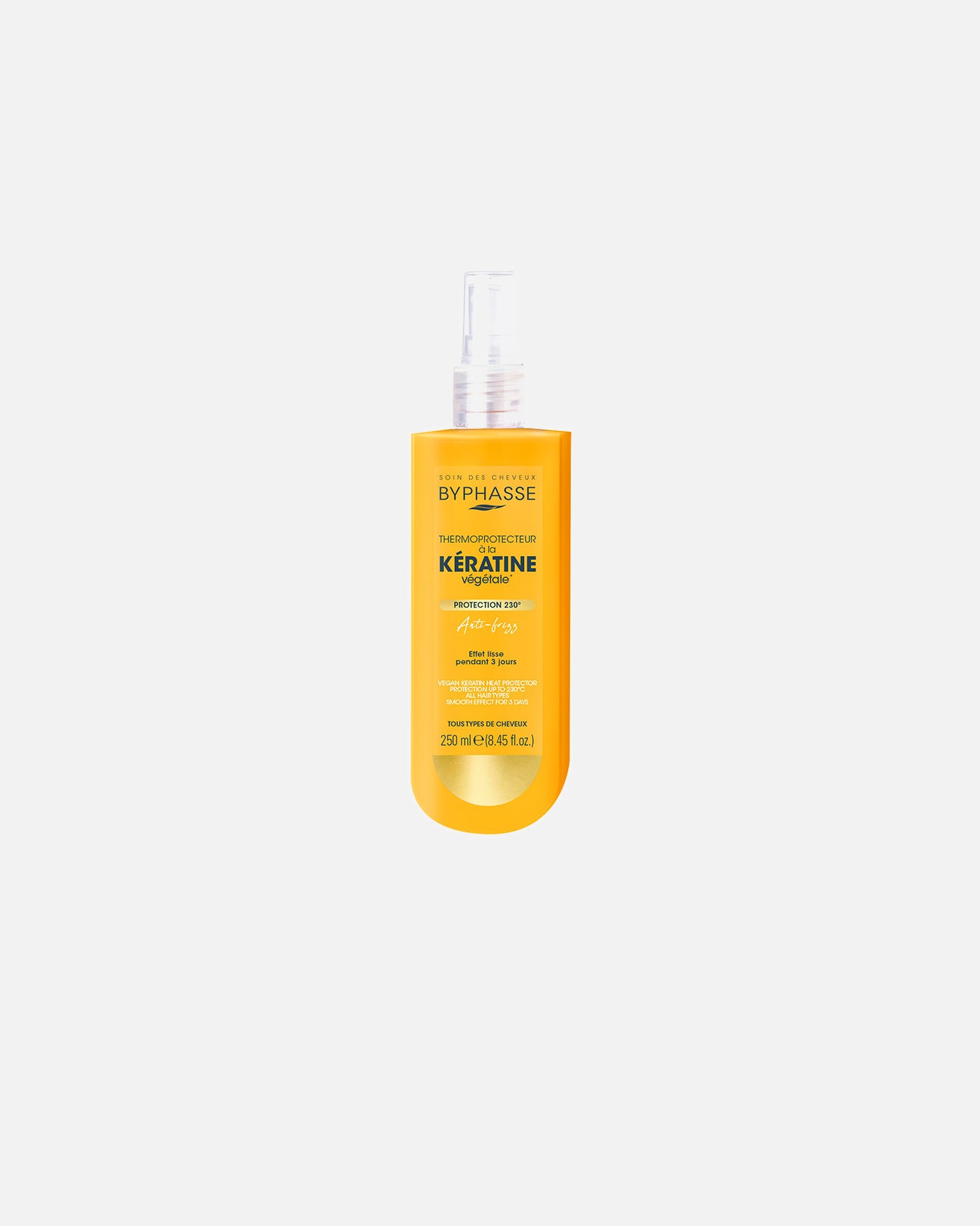 Haarfestiger für Unisex Byphasse KÉRATINE Wärmeschutzspray 250 ml
