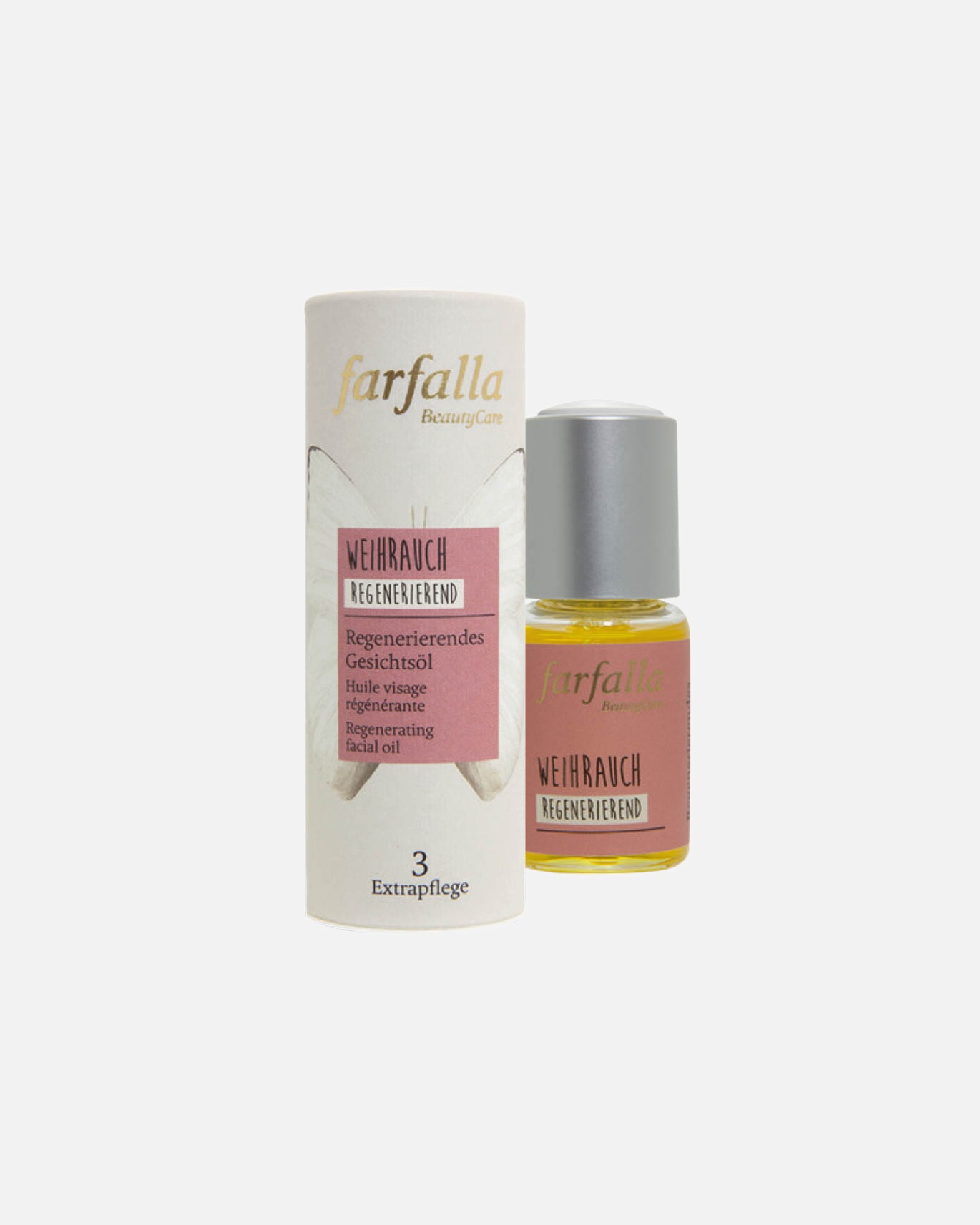 Gesichtsöl für Unisex Farfalla Weihrauch - Regenerierendes Gesichtsöl 15ml 15 ml