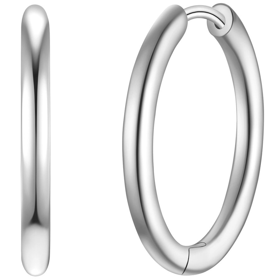 Glanzstücke München Creolen aus Sterling Silber in silber 20,5 mm Damen