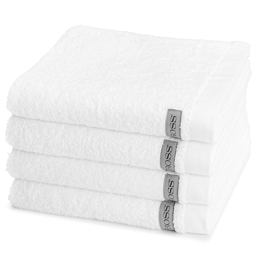 ROSS Handtuch-Set Sinfonie (4er Set) Weiß Weiss