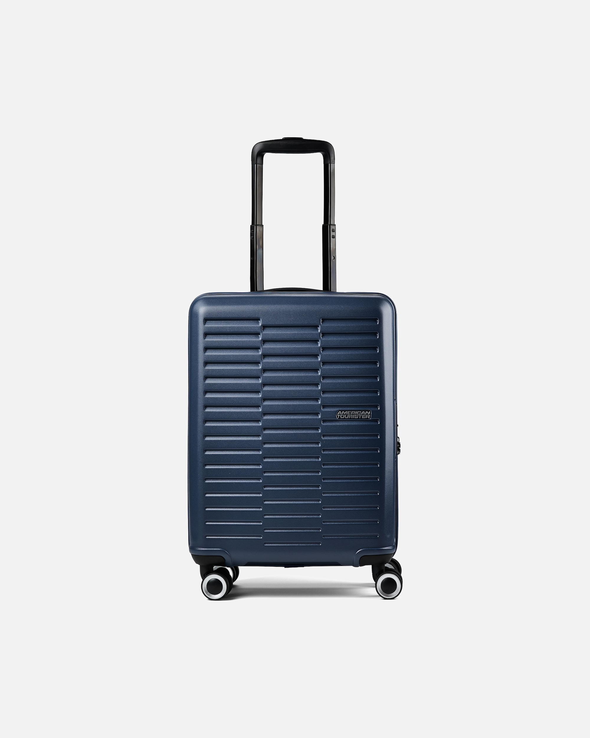 Handgepäckkoffer für Weiblich American Tourister Sunset Hills 4 Rollen Kabinentrolley 55 cm navy blue