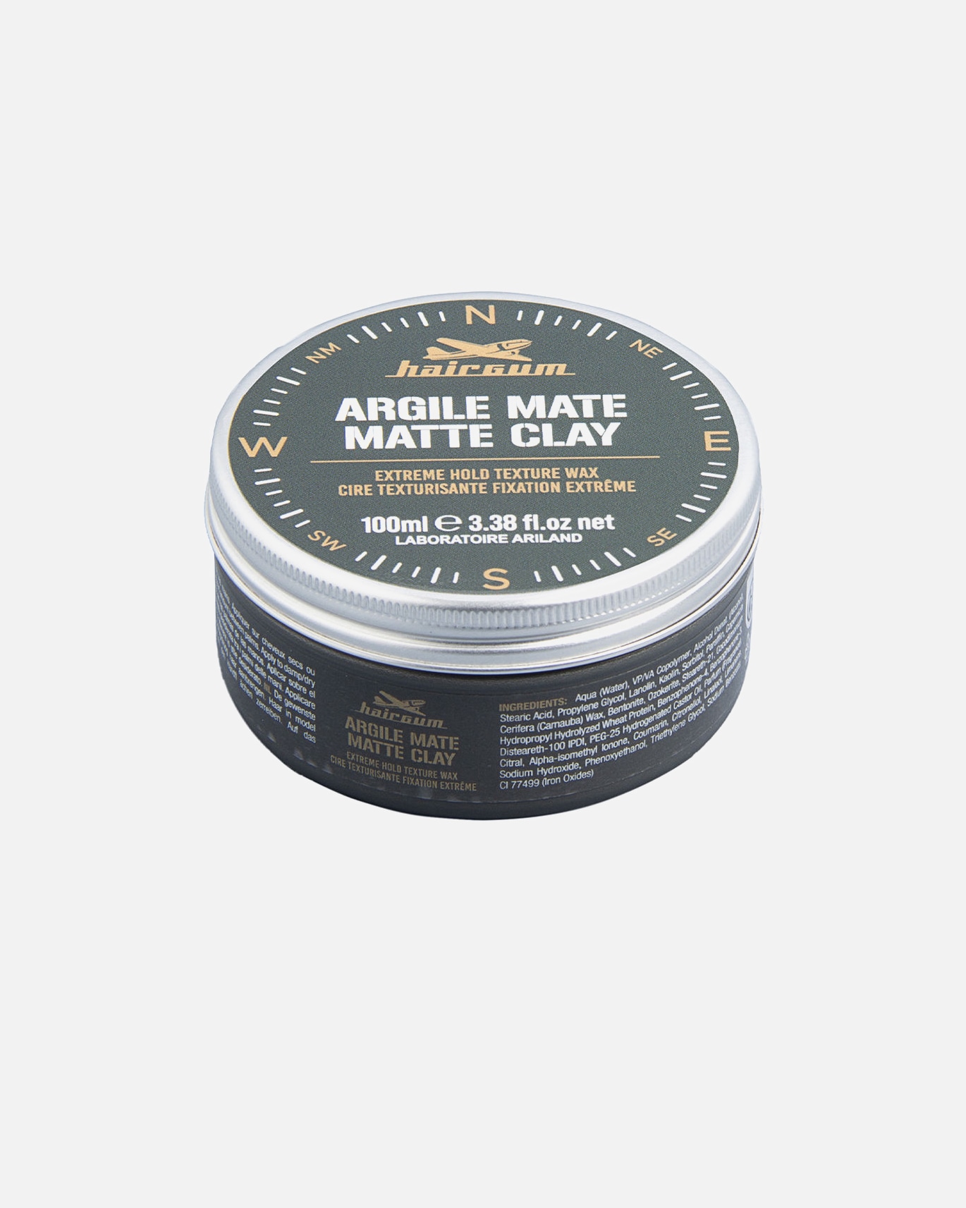 Haarwachs für Männlich Hairgum HAIRGUM mattes Tonwachs 100 ml