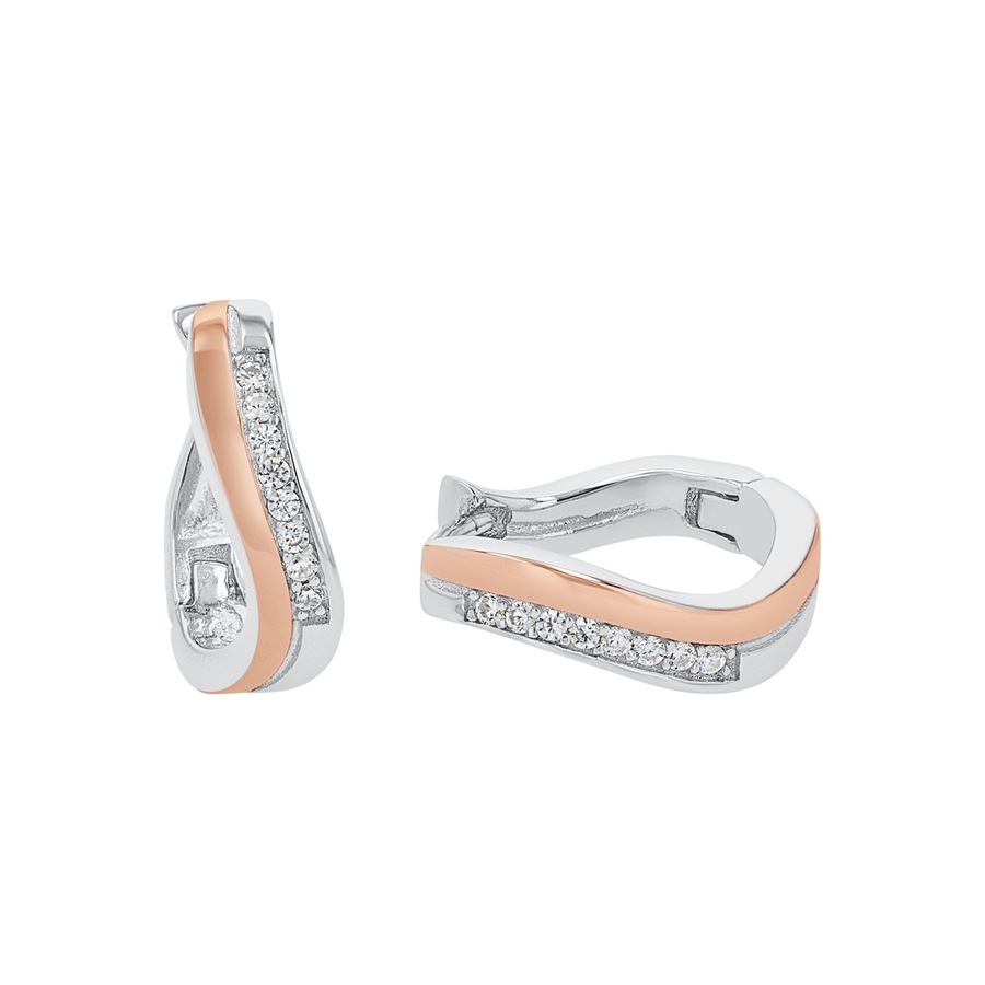 amor Creolen Bicolor Damen