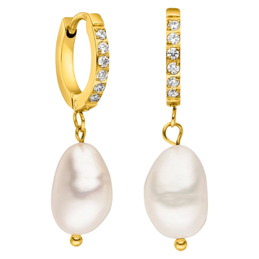 Purelei Malahi Ohrringe 100% Edelstahl Gold Damen
