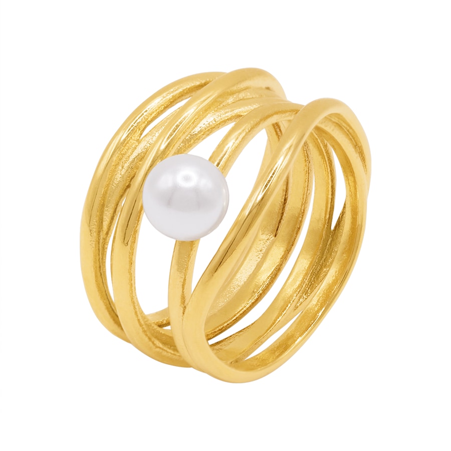 Heideman Damenring Serpens weiss 58 (18.5) Damen