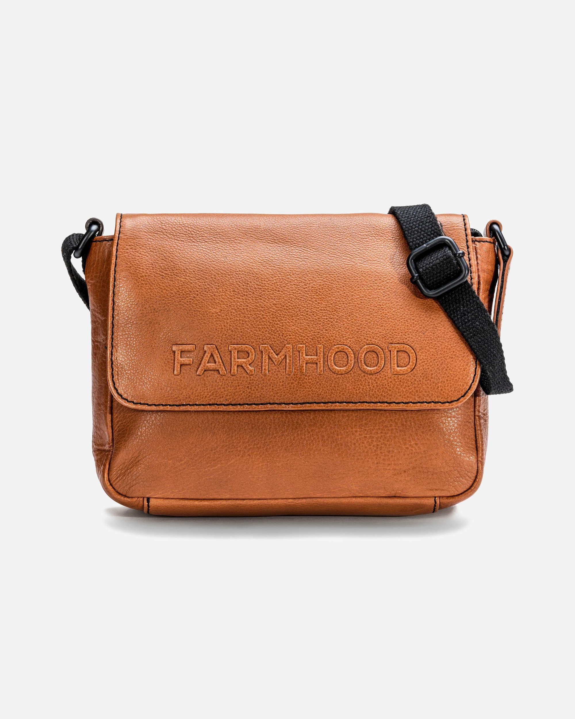 Clutch für Weiblich Farmhood Memphis Umhängetasche cognac