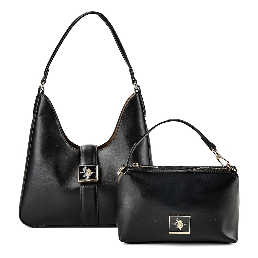 U.S. Polo Assn. Margaret Schultertasche black Schwarz Damen
