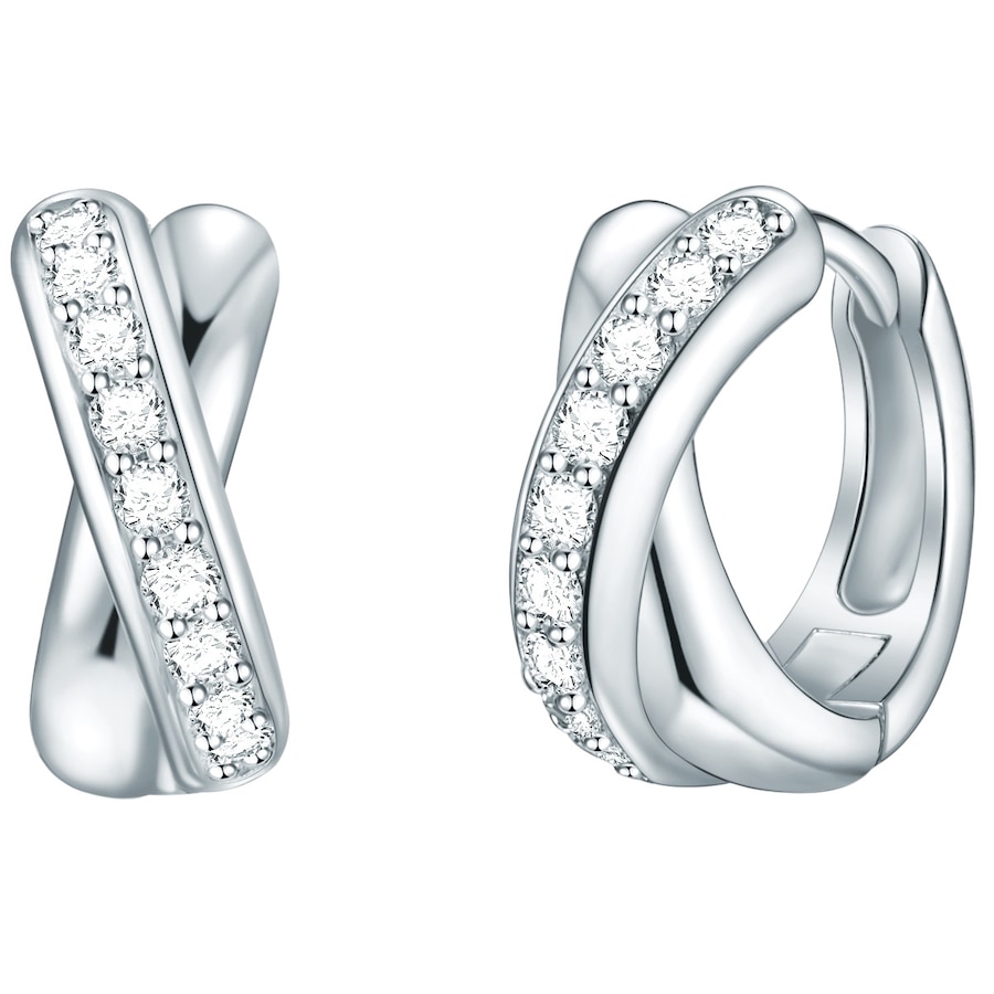 Rafaela Donata Creolen Sterling Silber Zirkonia in 12,8 mm Damen