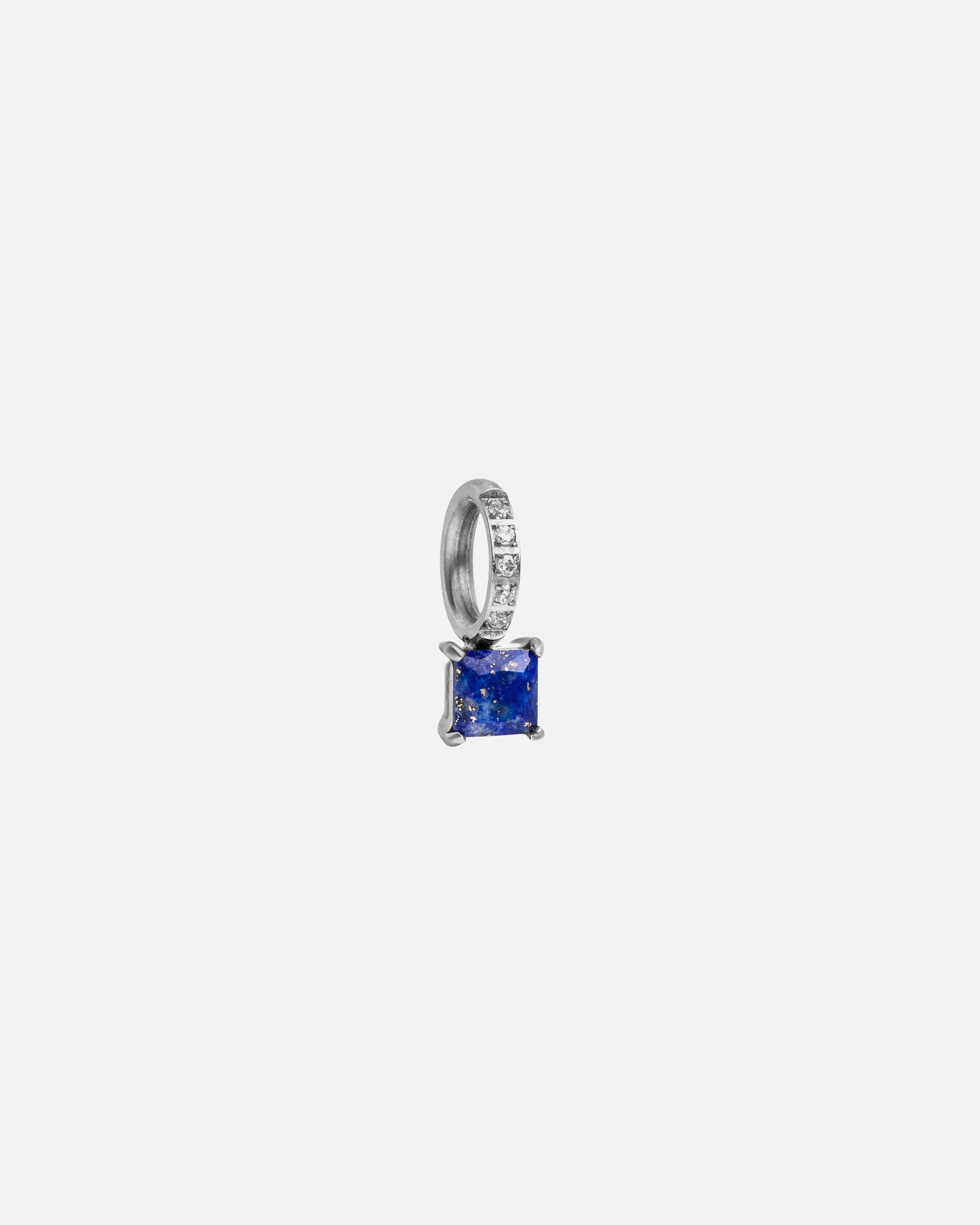 Schmuckanhänger für Unisex Purelei Geburtsstein September Lapislazuli Charm 100% Edelstahl Silber