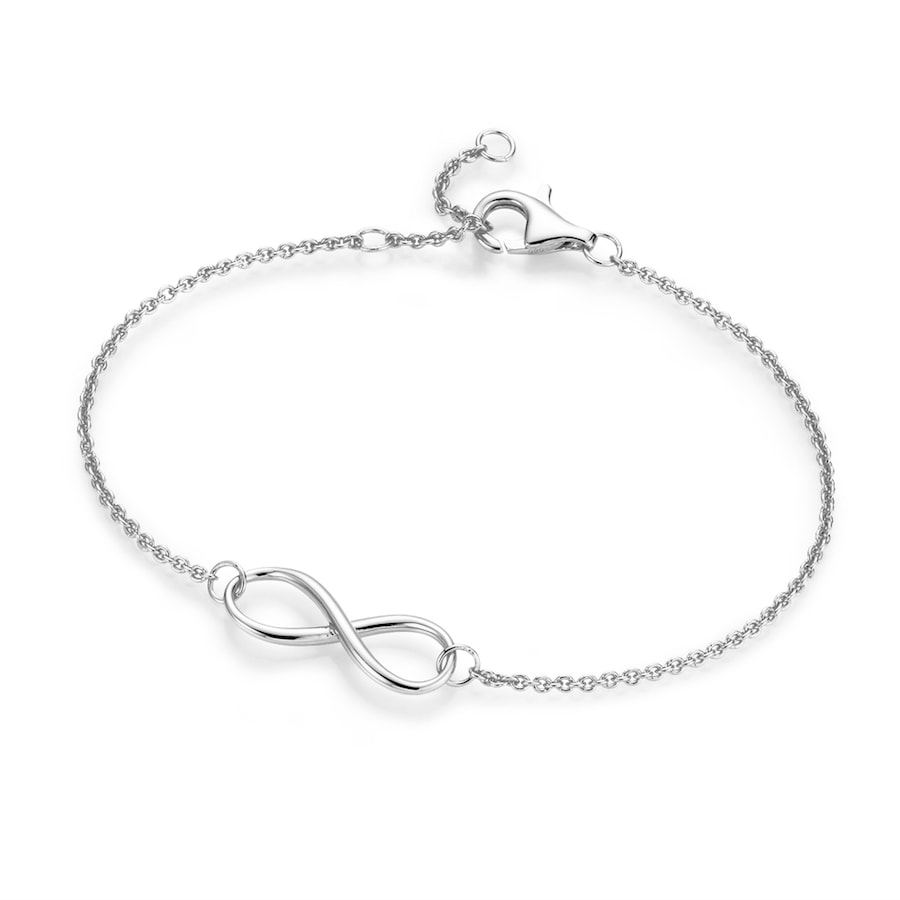 Smart Jewel Armband Infinityzeichen als Mittelteil, Silber 925 Damen