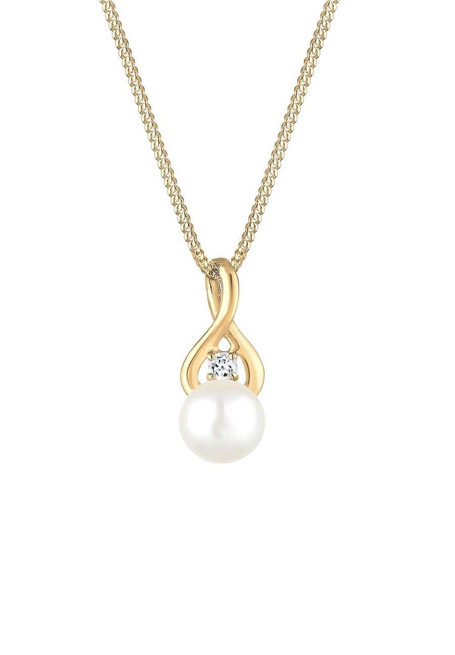Elli PREMIUM Infinity Unendlichkeit Topas 585 Gelbgold 45 Damen