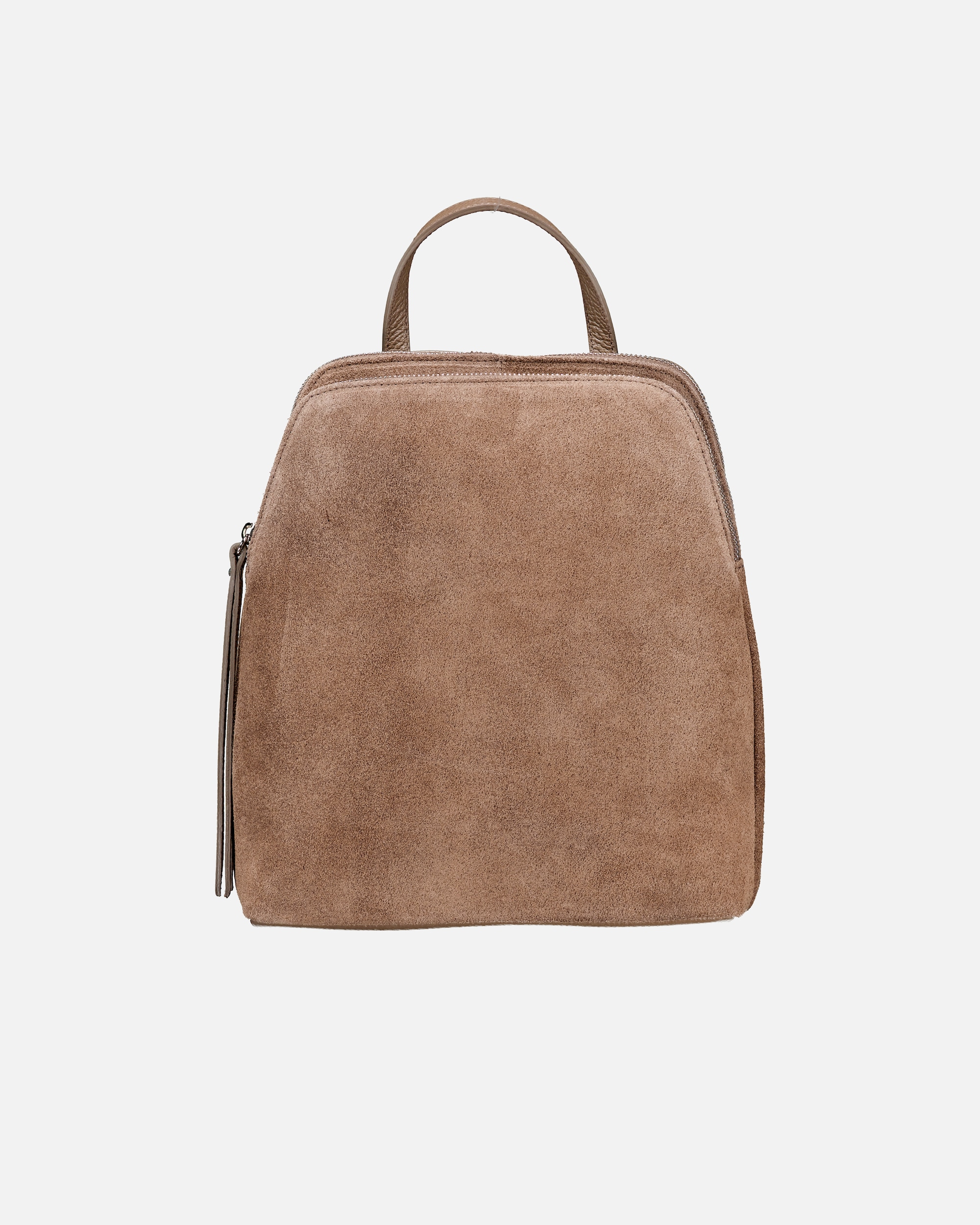 Rucksack für Weiblich Hausfelder Manufaktur Rucksack Velours Taupe