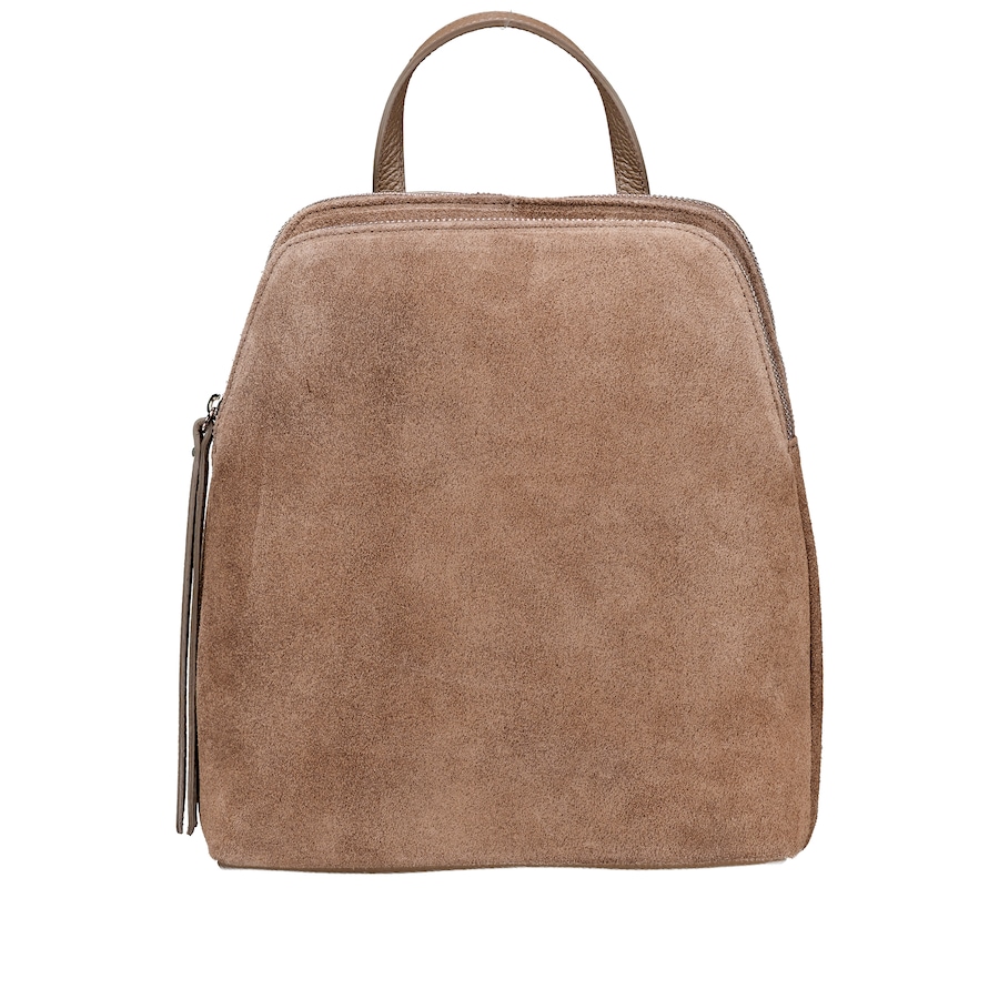 Hausfelder Manufaktur Rucksack Velours Taupe Damen