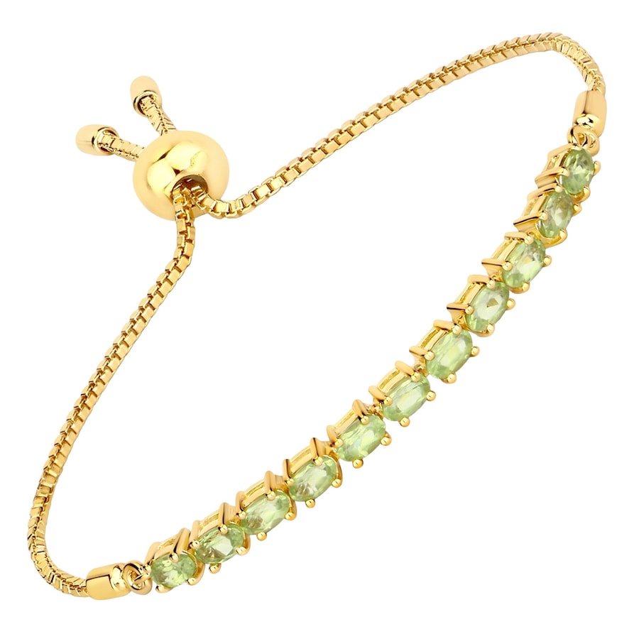 Rafaela Donata Armband Sterling Silber Amethyst in Gelbgold Gold/Green Damen