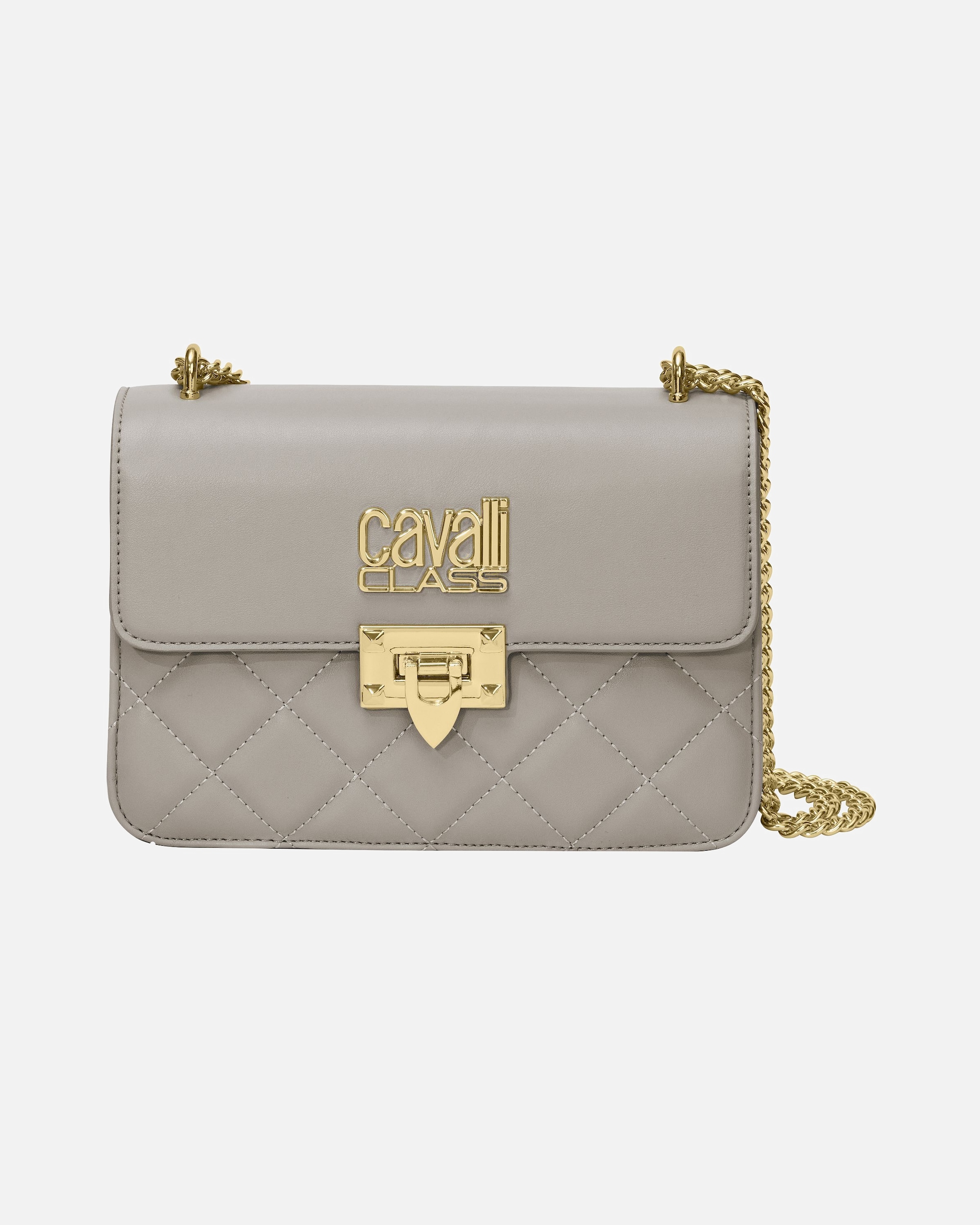 Handtasche für Weiblich Cavalli Class Default Brand Line Marianna Schultertasche grey