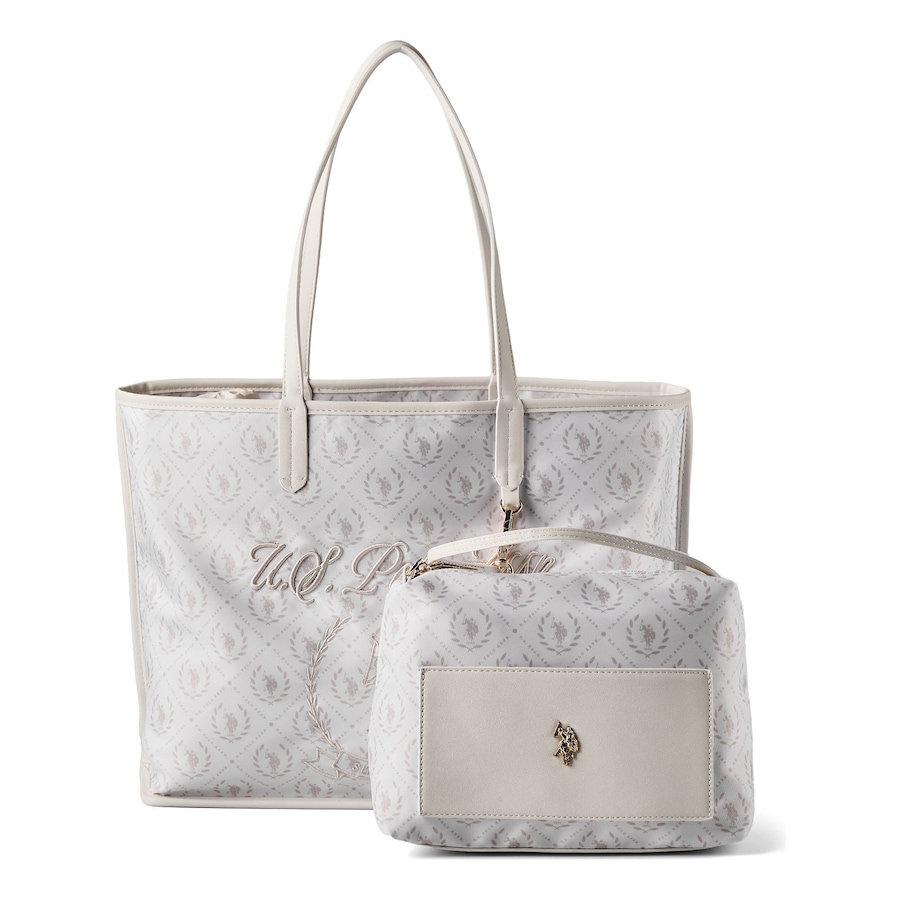 U.S. Polo Assn. Surrey Shopper beige Weiss Damen