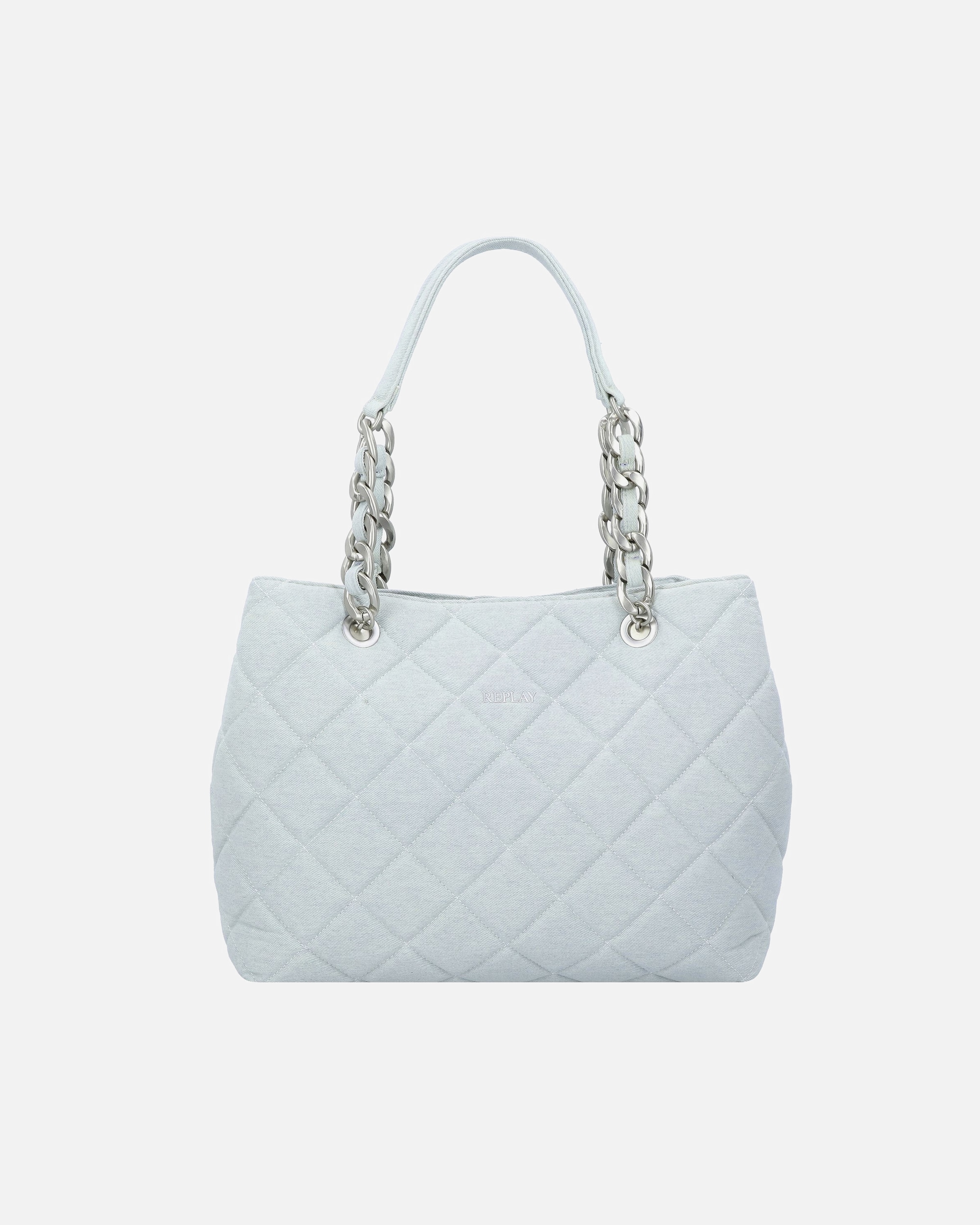 Handtasche für Weiblich Replay Schultertasche lt denim