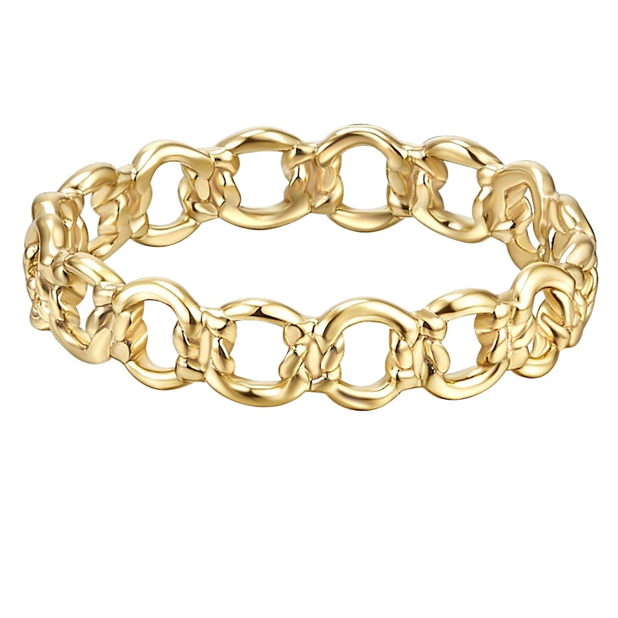 Glanzstücke München Ring Sterling Silber in Gelbgold 58 Damen