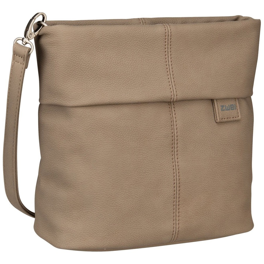 ZWEI Beuteltasche Mademoiselle M8 Nubuk/Cappucino Grau Damen