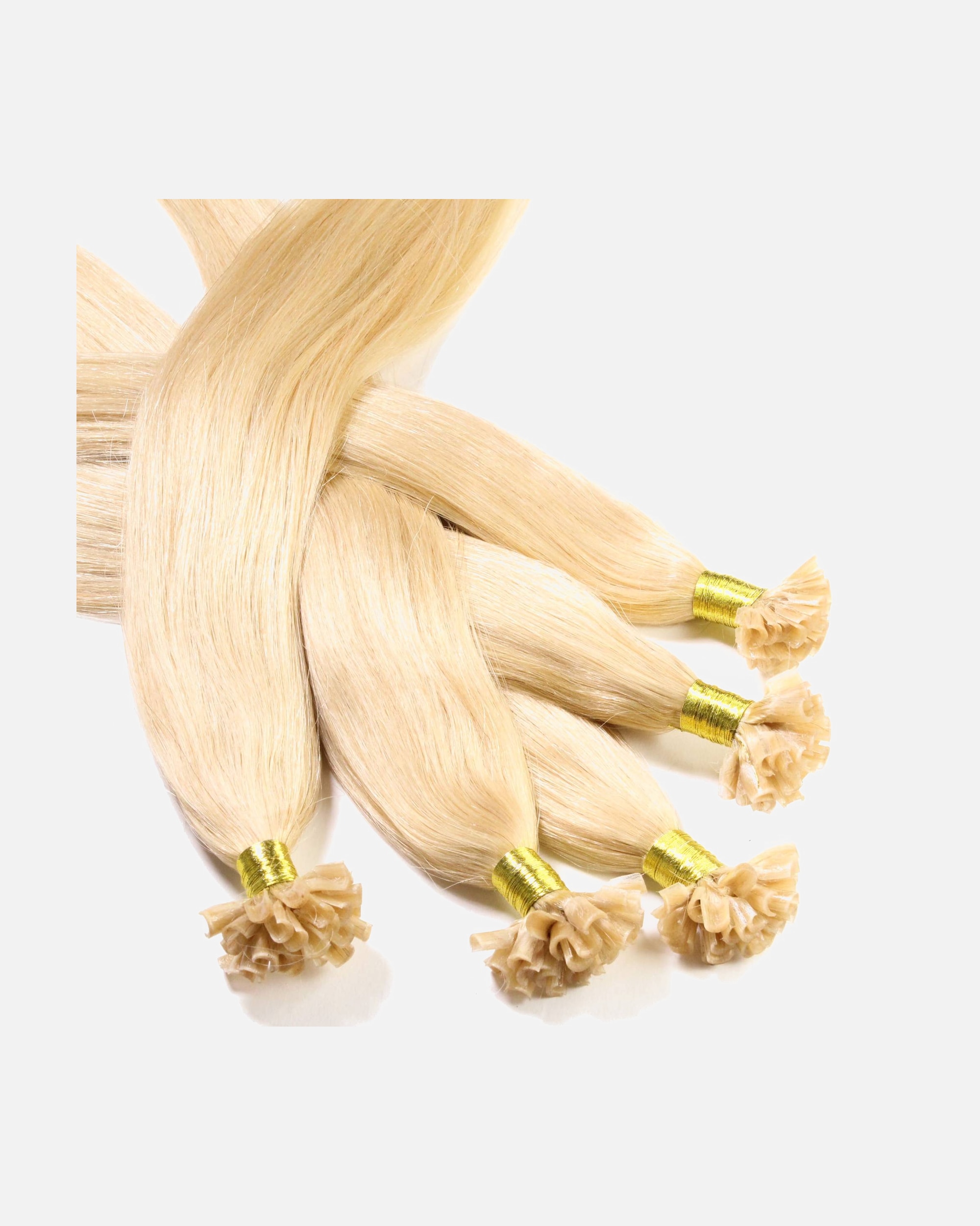 Extensions für Weiblich hair2heart Bonding Extensions Echthaar #9/0 Lichtblond 0,5g 50cm