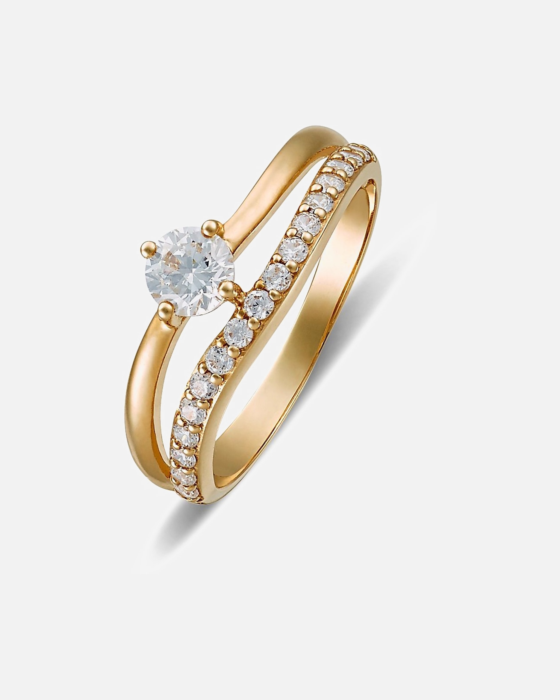 Ring für Weiblich CHRIST Damenring 375er Gelbgold 56