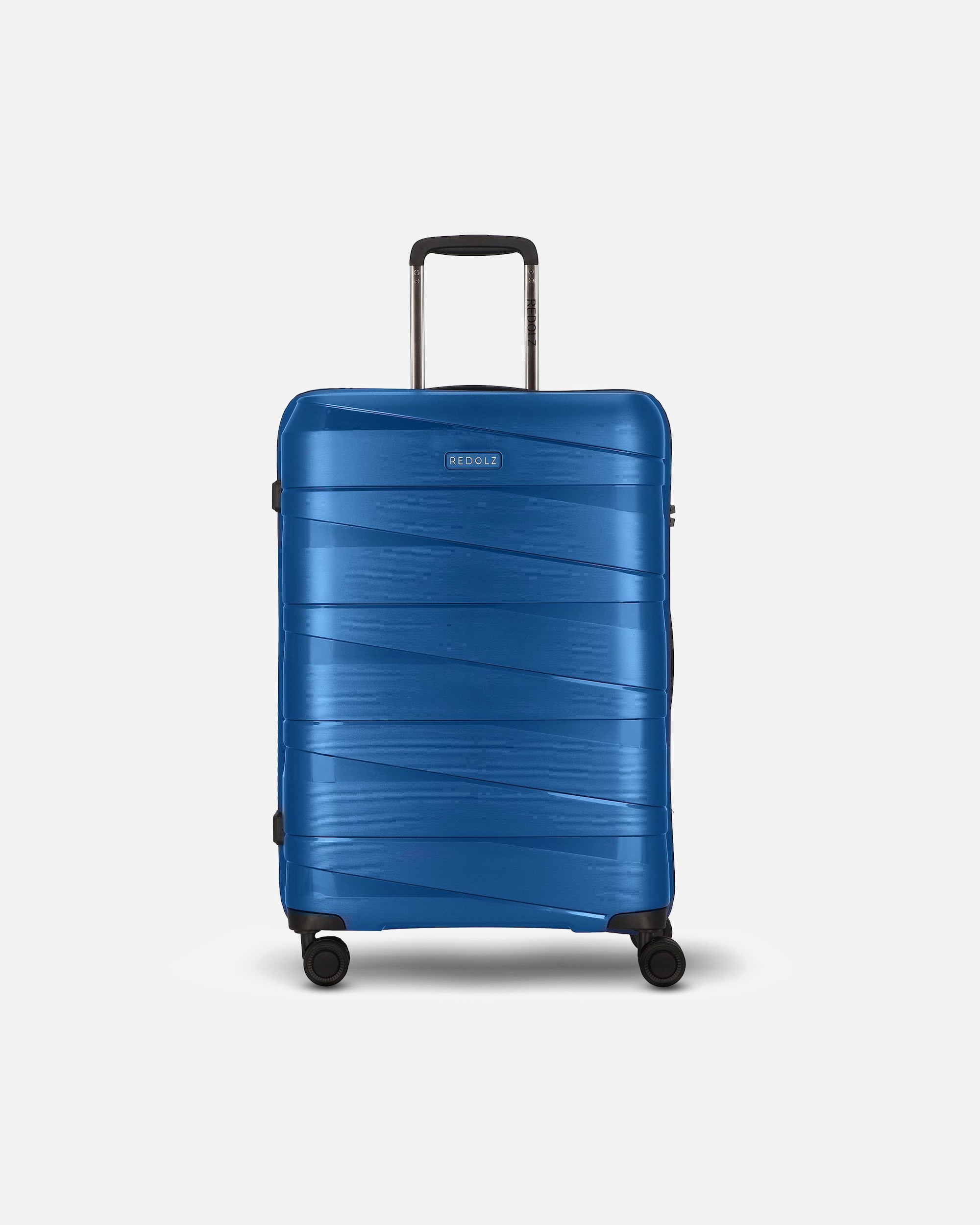 Koffer für Männlich Redolz Essentials 10 MEDIUM 4 Rollen Trolley 67 cm blue-metallic 2