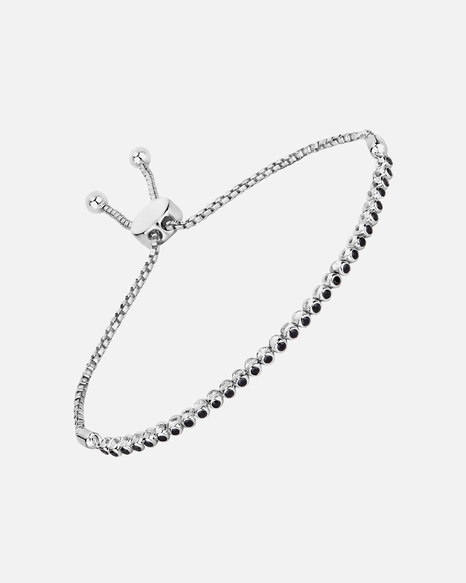 Armband für Weiblich Rafaela Donata Armband Sterling Silber Zirkon in Silber Black