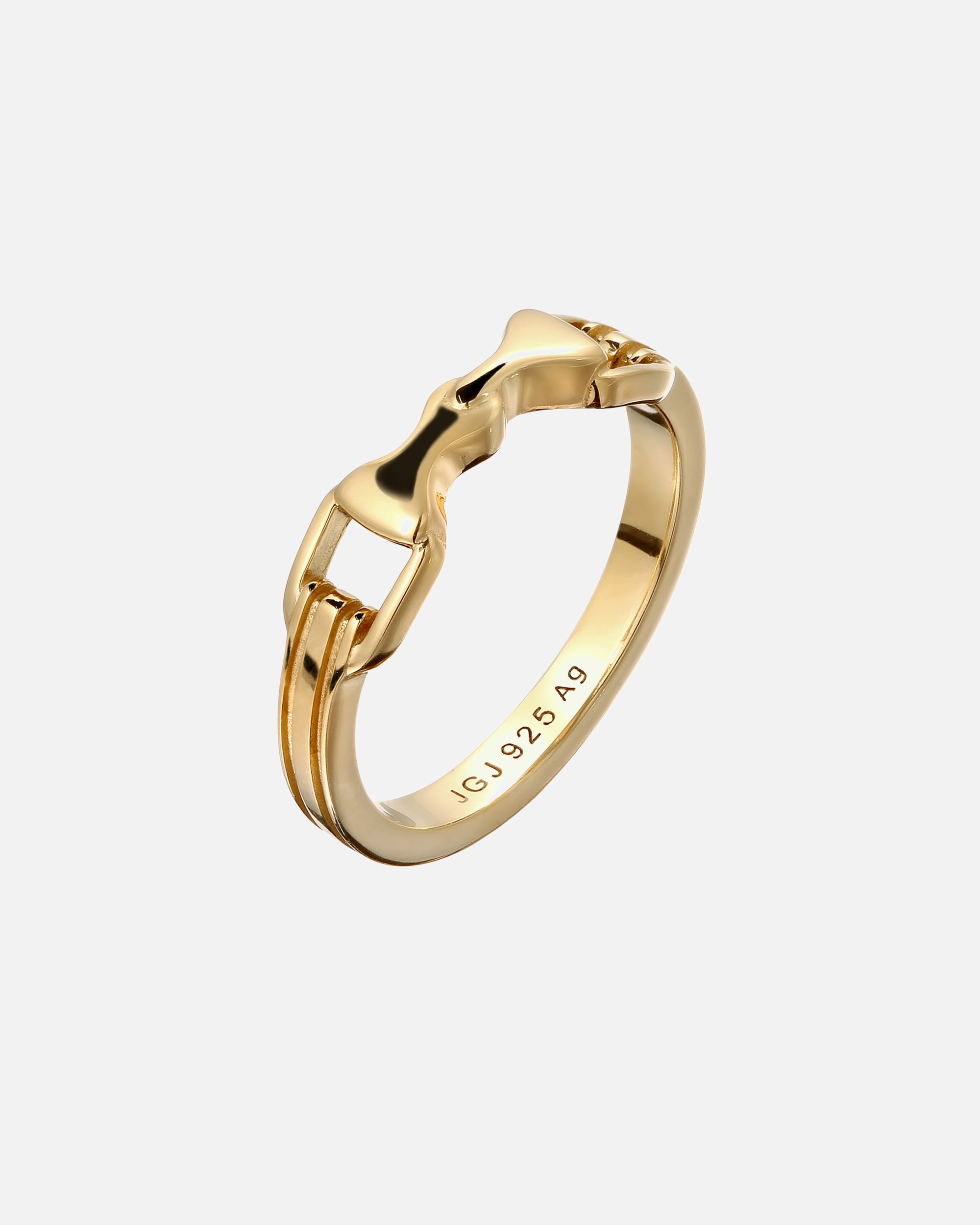 Ring für Weiblich Elli Steigbügelring Pferd 925 Sterling Silber 52