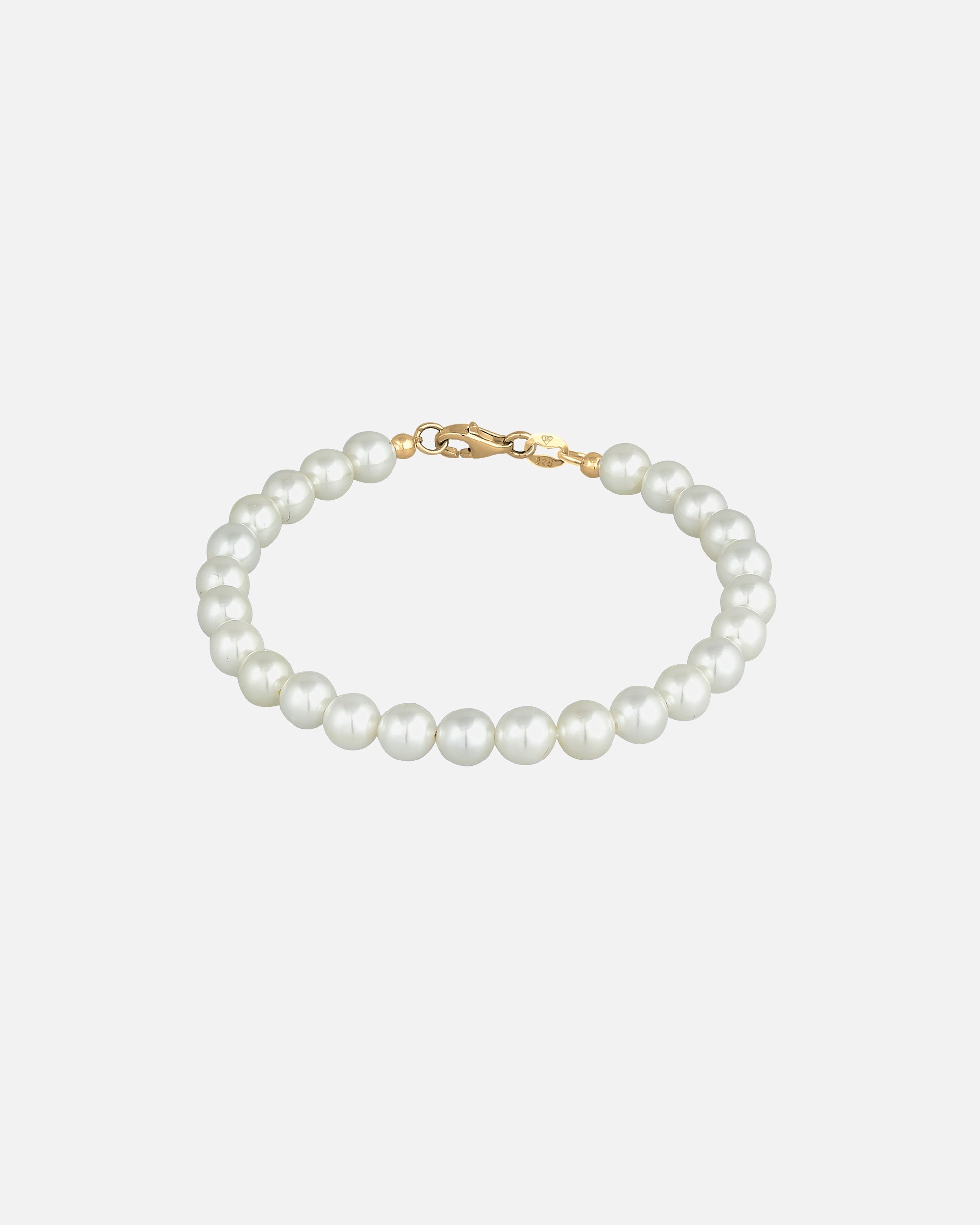 Armband für Weiblich Elli Muschelkernperlen 925 Sterling Silber 18