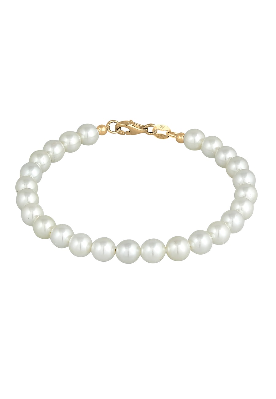 Elli Muschelkernperlen 925 Sterling Silber 20 Damen