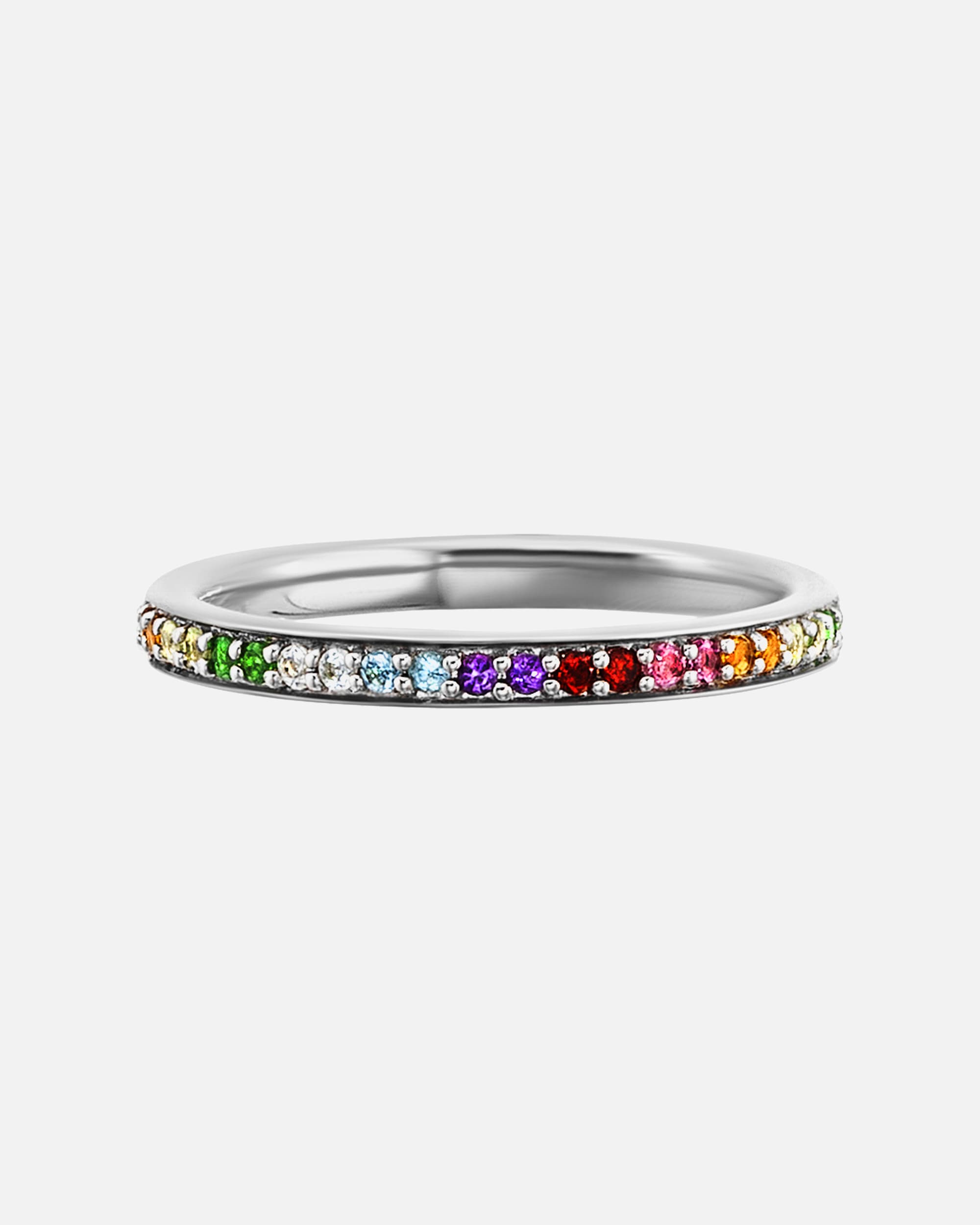 Ring für Weiblich caï Ring 925/- Sterling Silber Granat bunt 0,040ct. 050 (15,9)