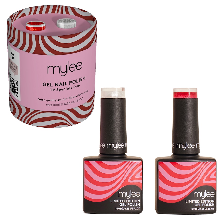 Mylee Gel-Nagellack Rockin' Around Collection - Maraschino Cherry Gel Polish TV Specials Duo 20 ml Dunkelrot