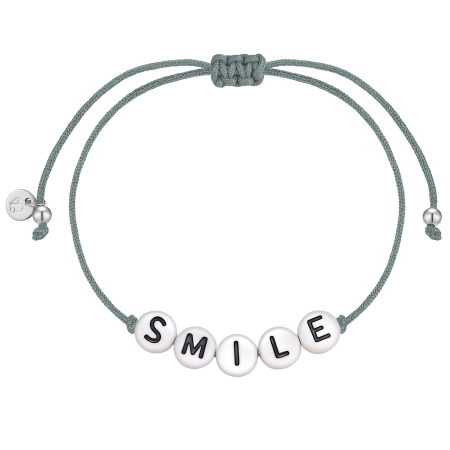 Glanzstücke München Armband SMILE aus Sterling Silber in silber 15,0 - 22,0 cm, flexibel einstellbar Damen