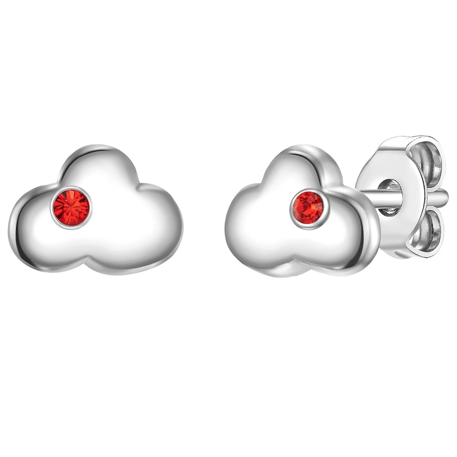 Glanzstücke München Ohrstecker Wolke Sterling Silber Zirkonia in 6,1 mm Damen